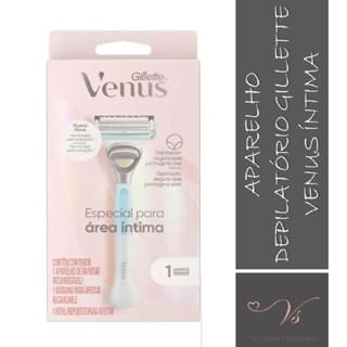 Aparelho de Depilação Recarregável com Barra Anti-irritação Gillette Venus Especial Para Área Íntima