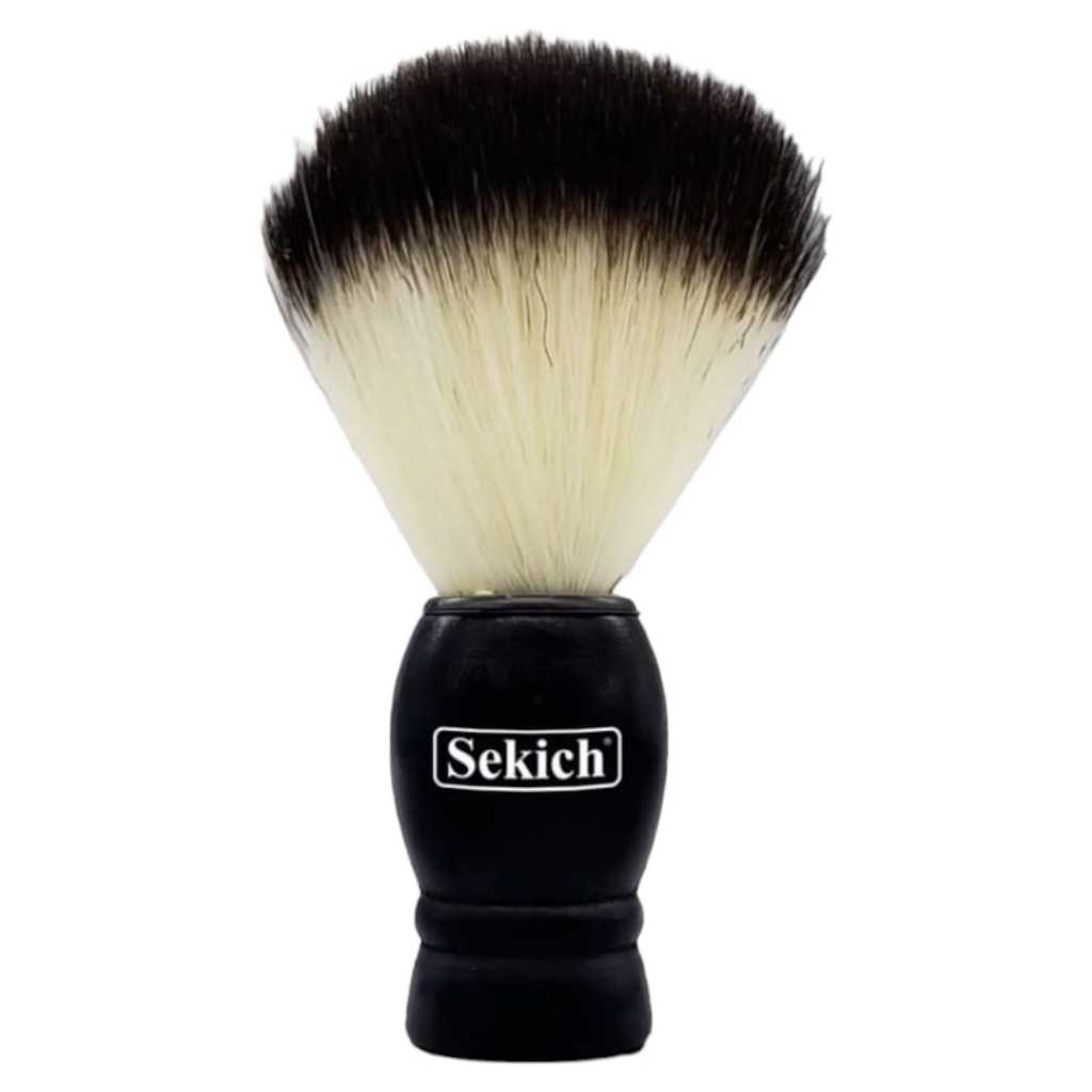 Pincel de Barba Cerdas Naturais Linha Gold Sekich Preto em Oferta na Shopee