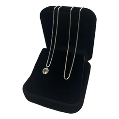 Colar Ponto de Luz Redondo Feminino em Prata 925