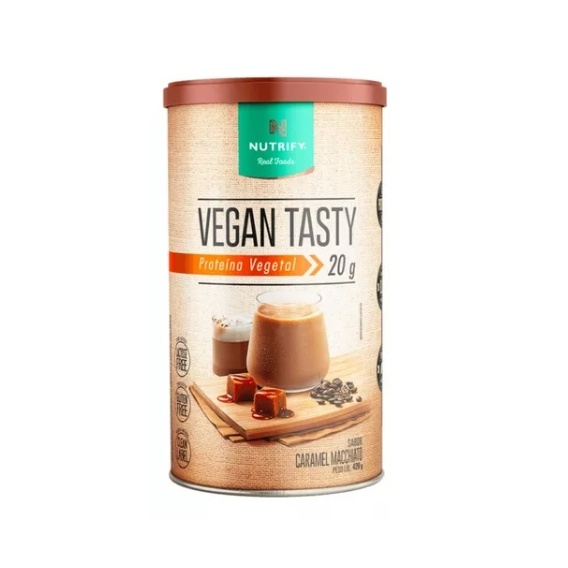 Vegan Tasty Whey Protein Isolado Vegano Gourmet 420g Nutrify