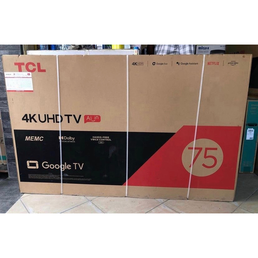 NOVÍSSIMO ORIGINAL TCL SMART ANDROID TV 75 POLEGADAS QLED 4K