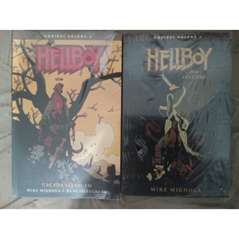 Hellboy omnibus 1,2, 3 e 4.