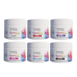Gel Paint Aquarela para Decoração Unhas 8g - Beltrat