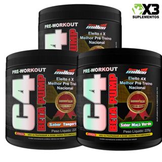 Pré Treino C4 Beta Pump 225g - New Millen em Oferta na Shopee