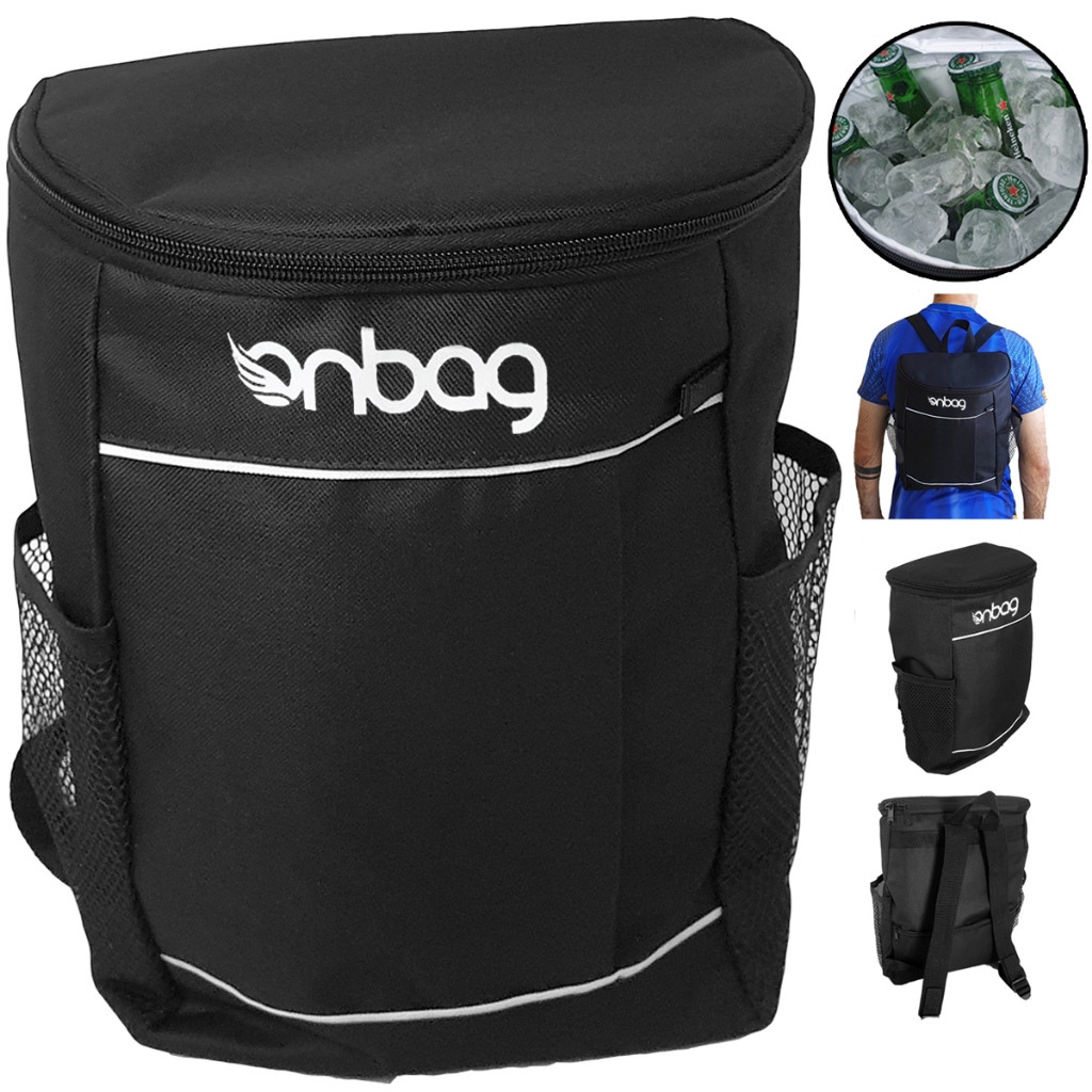 Mochila Térmica ONBAG para Cervejas e Bebidas 11L para Praia Pode por Gelo Sem Medo que Não Vaza em Oferta na Shopee