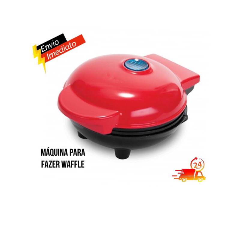 Máquina Para Fazer Waffle Portátil Antiaderende 110v 350w lanche elétrico