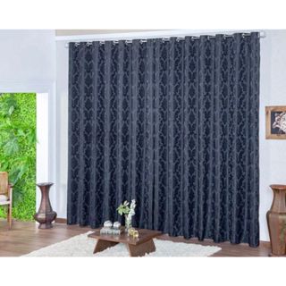 Cortina Jacquard Sala E Quarto 6.00 X 2.70mts Varão Simples 28mm em Oferta na Shopee