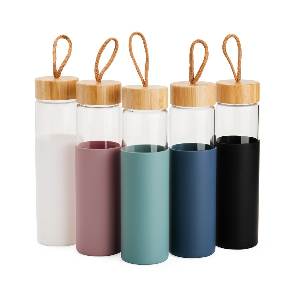 Garrafa Copo de Vidro 500ml Com Canudo ou 750ml Borossilicato em Oferta na Shopee