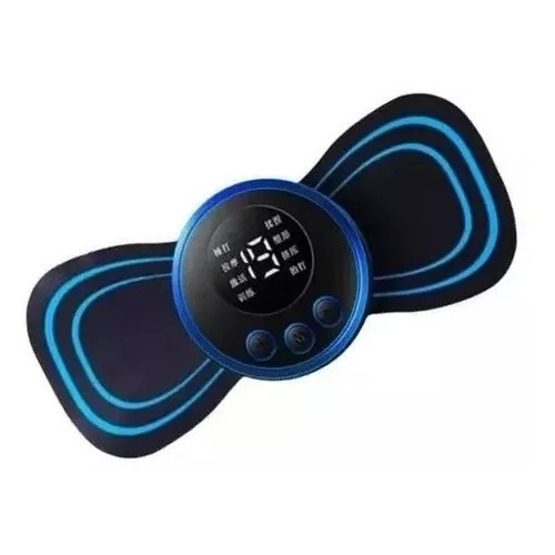 Mini Massageador Elétrico Portátil Cervical EMS Alivia Dores Corpo Pescoço