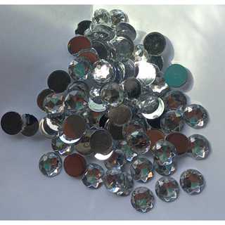 CHATON (10MM SEXTAVADO TRANSPARENTE) P/ COLAGEM DE 50 À 250 PÇS em Oferta na Shopee