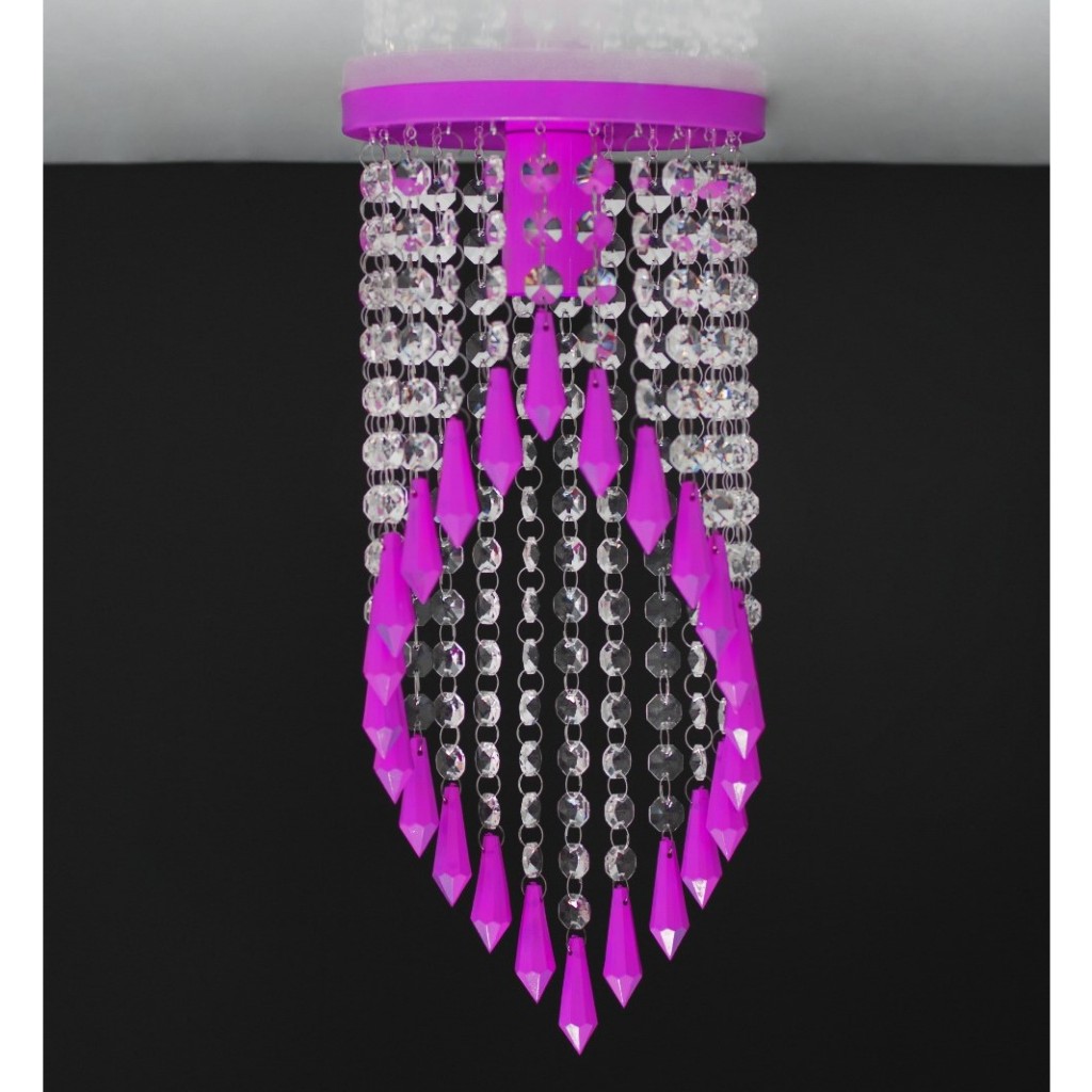 Lustre Luminária Plafon Acrílico Sala de Jantar Quarto Banheiro Cozinha Corredor Rosa Pink Quarto Menina Bebê bk