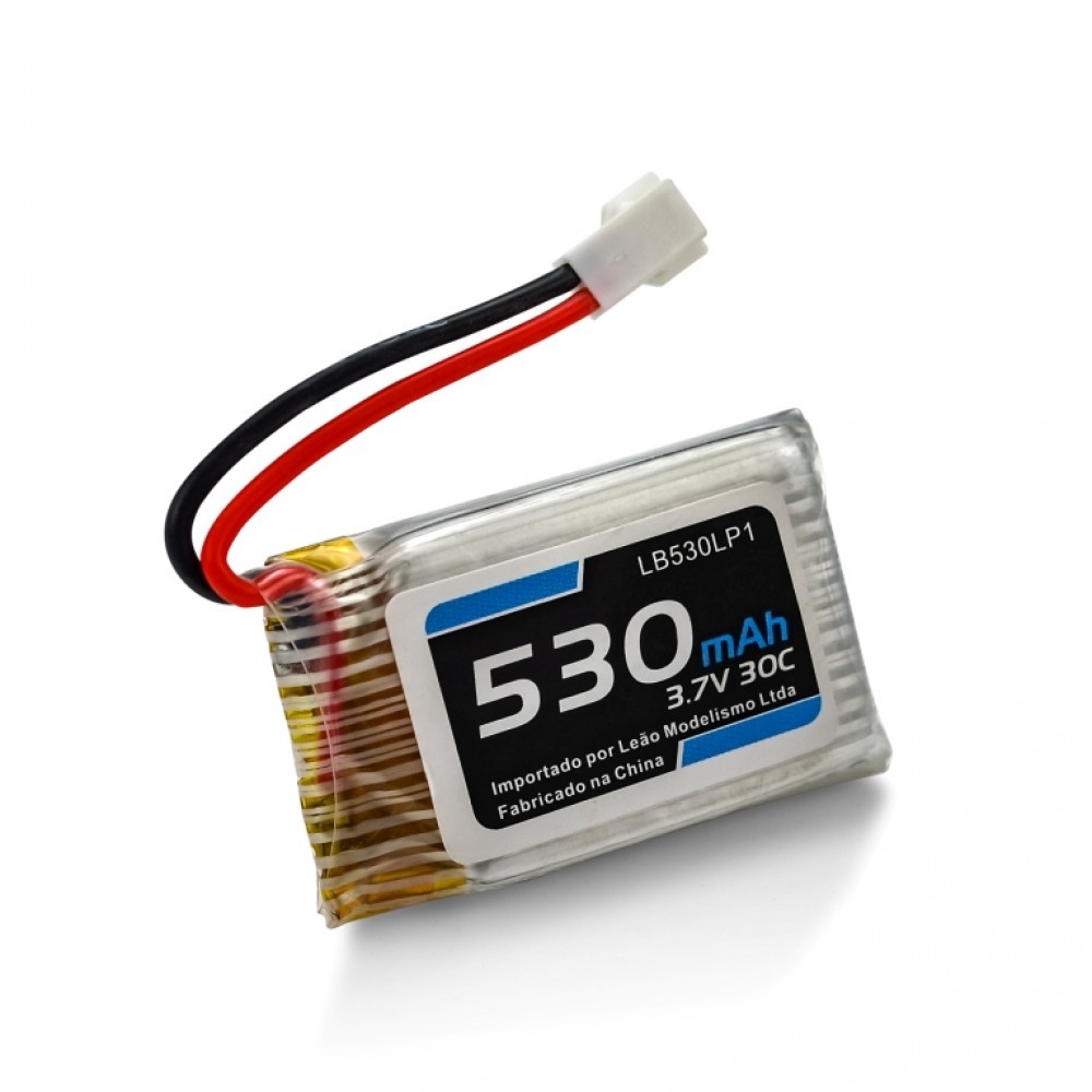 Bateria Lipo 3.7v 1s 530mah 30c Mini Drone Mjx Helicoptero H36 E010 E011 E012 E013 F36 x2 s107g