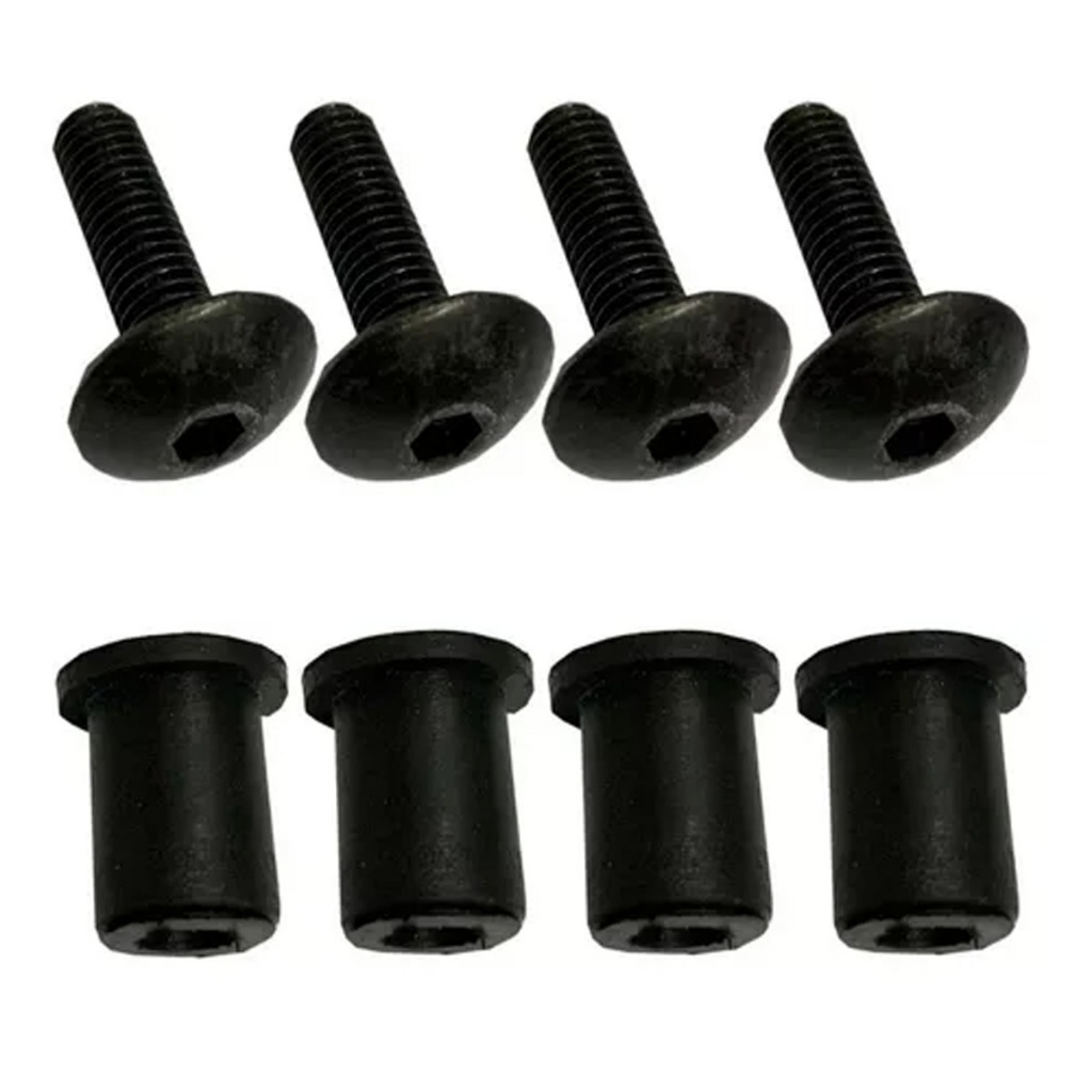 Kit Parafuso Bucha Bolha Nmax160 Xmax250 Cb500x Nc750 Aba Painel Fazer250 2018 Em Diante M5x20 Vamo