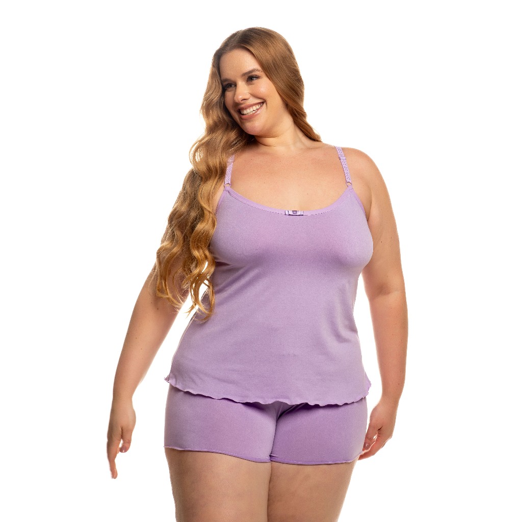 Kit 5 Baby Doll Short Doll Pijama Feminino Liganete Plus Size Confortável Conjunto Estampado Verão