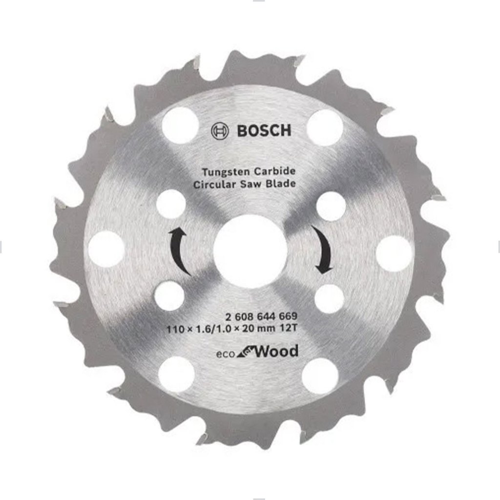 Disco serra Circular Bosch Ecoline ø110x20mm 12D em Oferta na Shopee