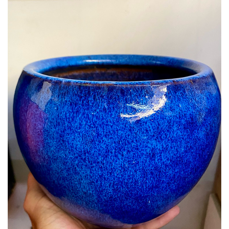 Vaso decorativo esmaltado de cer�mica para orqu�dea e outros tipos de flores