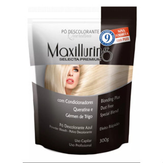 Pó Descolorante Queratina Maxilluring Profissional 300g