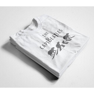 Camiseta Capivara Capibeatles personalizada presente divertido