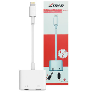 Adaptador Duplo Fone Carregador Conversor P2 Lightning iPhone