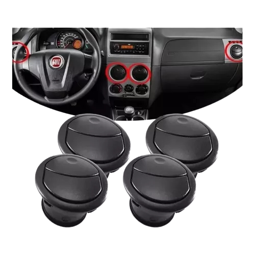 Kit 4 Difusor Ar Palio Economy Fire Way 2014 2015 2016 2017 em Oferta na Shopee