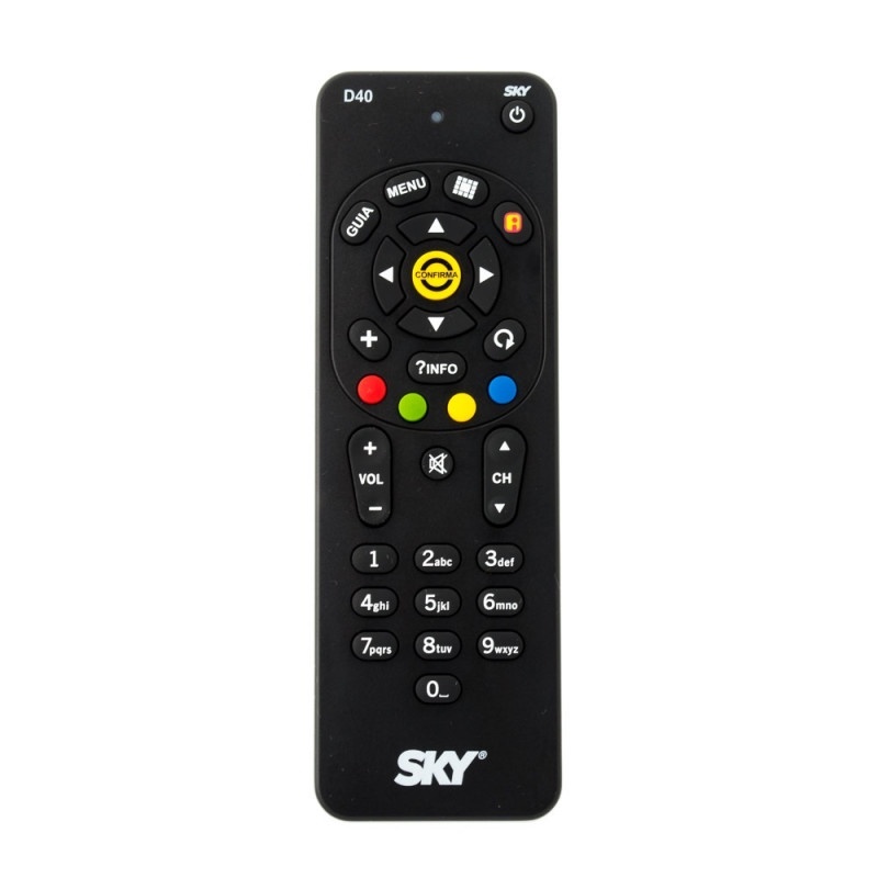 Controle Remoto Sky Livre Digitais D40 /s12 /s14 Original + Pilhas em Oferta na Shopee
