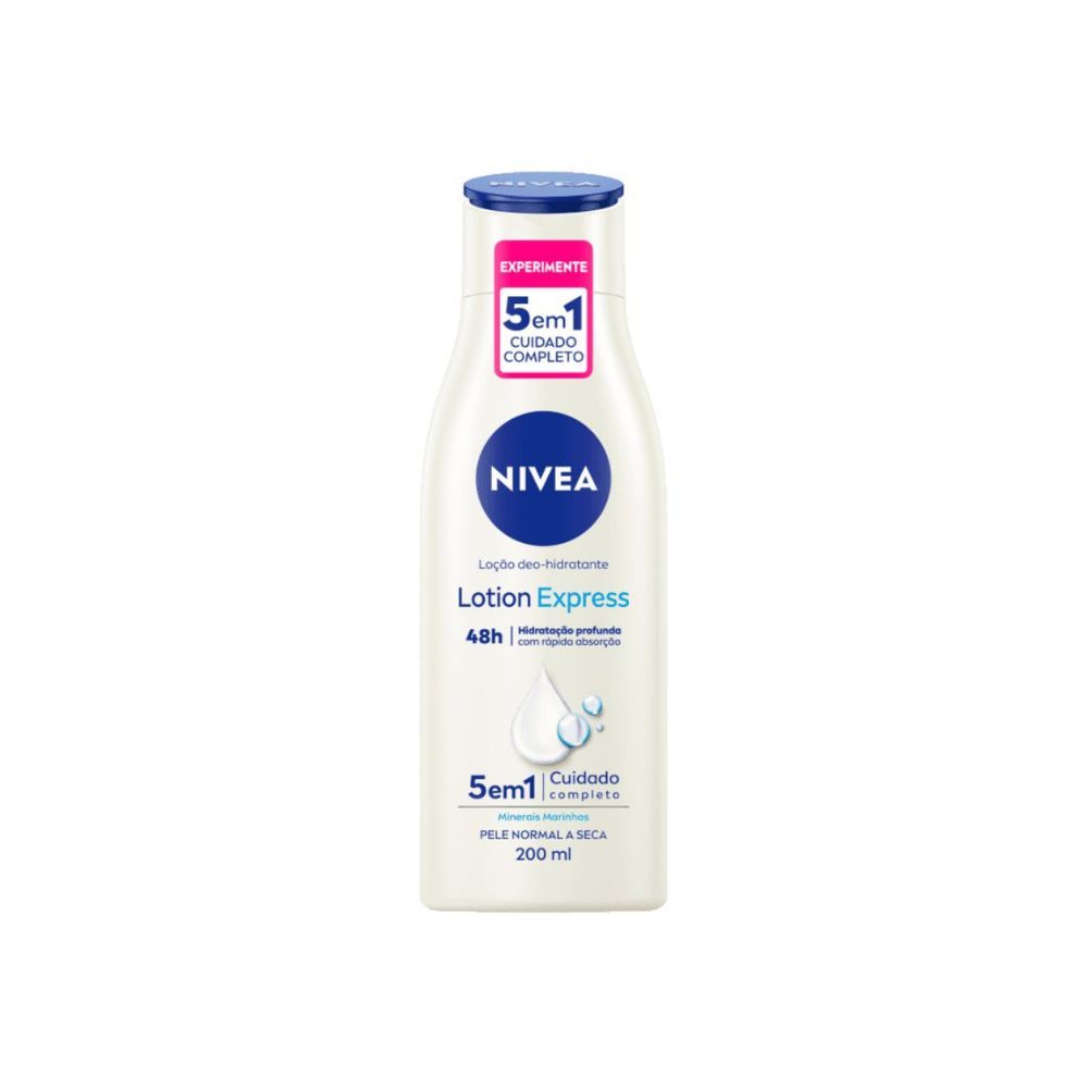 Loção Hidratante Nivea Lotion Express 200ml em Oferta na Shopee