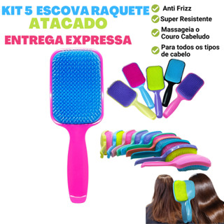 Kit 5 Escovas Raquete Flex - Acrylix