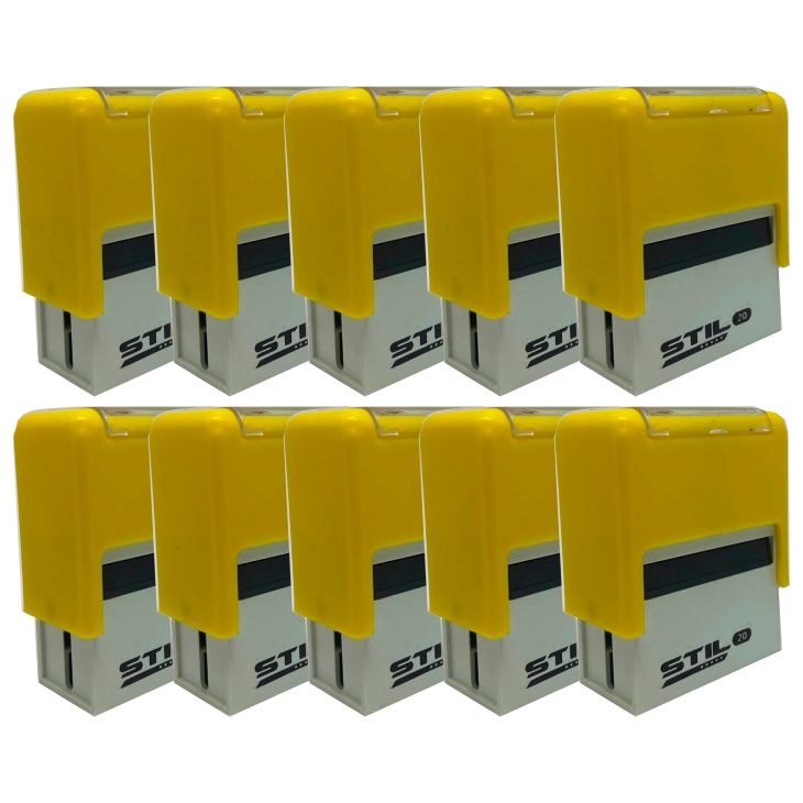 10 Carimbos Automáticos Stilo 20 | Só Aparelho