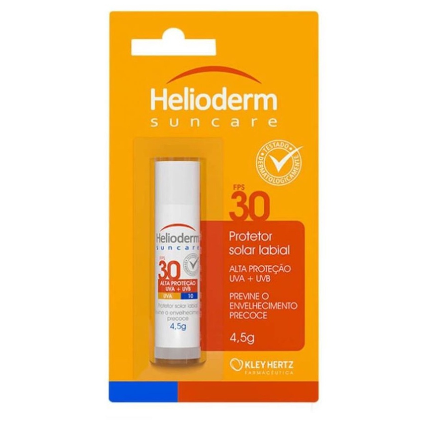 Protetor Solar Labial Helioderm Suncare FPS 30 Alta Proteção