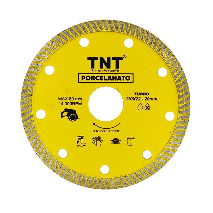 Disco Diamantado Ultrafino de 1,2mm para Corte e Acabamento de Porcelanato