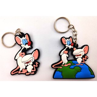 Chaveiro Borracha Pinky Cérebro Geek em Oferta na Shopee