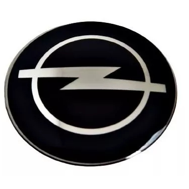 01 Emblema Auto Colante Resinado Opel Preto 35mm em Oferta na Shopee