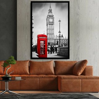 Quadro 60x40 CM Decorativo GRANDE Alta Resolução Para Sala Quarto Escritório Quadro Londres 2