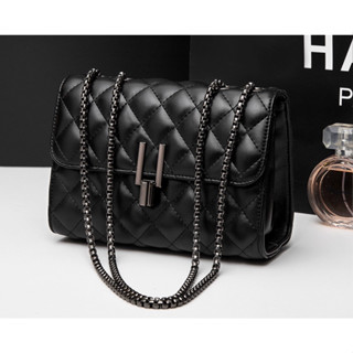 Bolsa Feminina Corrente Transversal Ombro Acolchoada