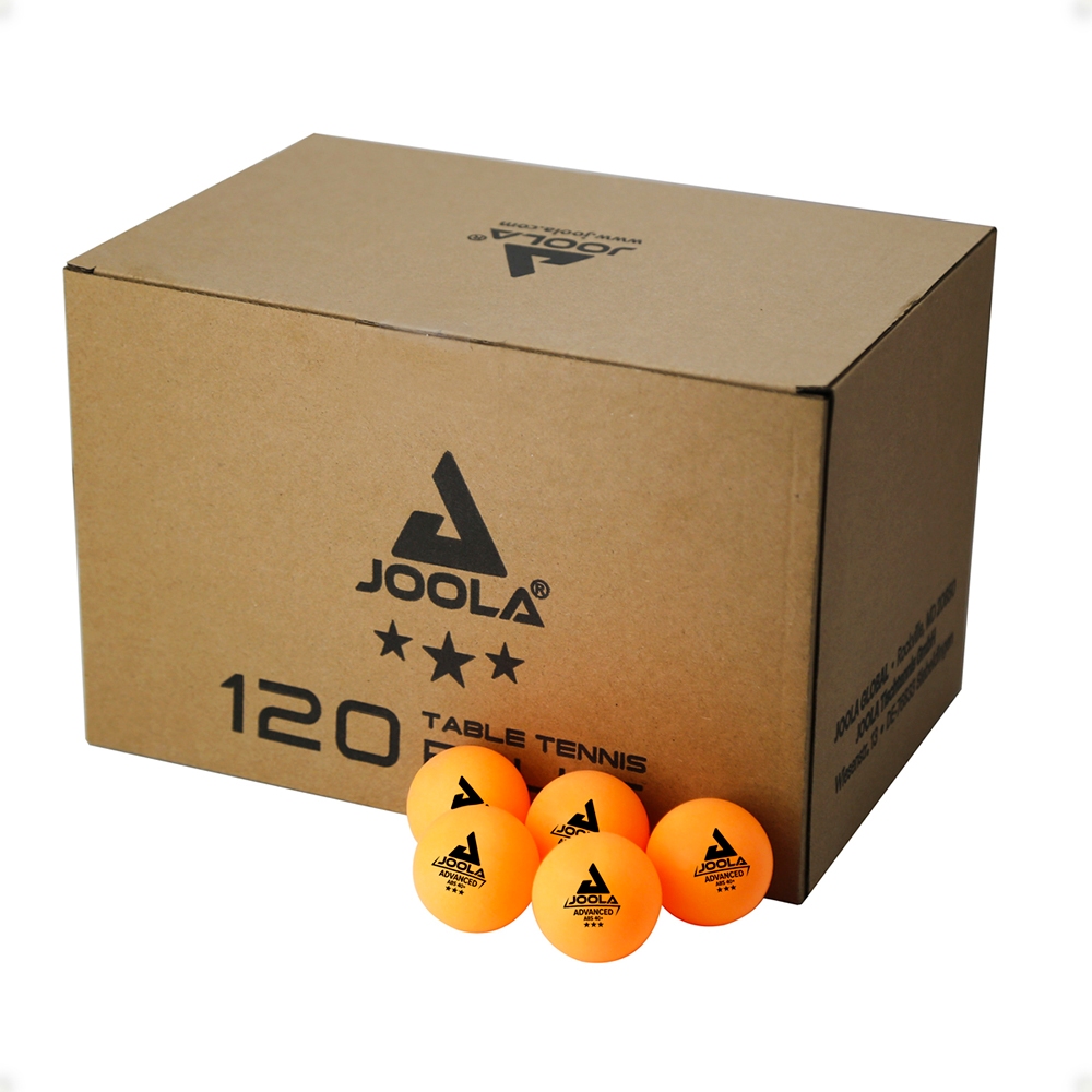 Bolas de tênis de mesa JOOLA ADVANCED ABS 40+ Laranja c/ 120 unid.