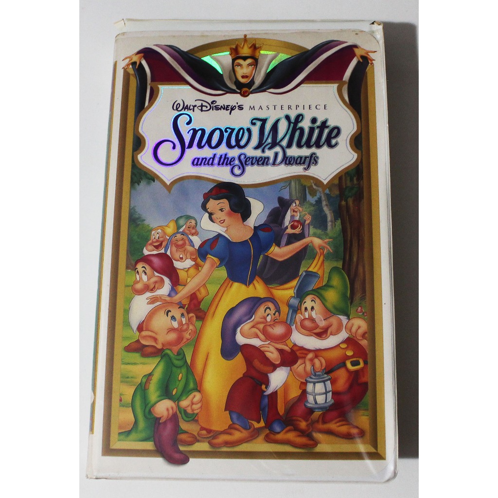 Walt Disney Coleção Obra-prima RARA * Branca de Neve * Fita VHS (ORIGINAL) importada