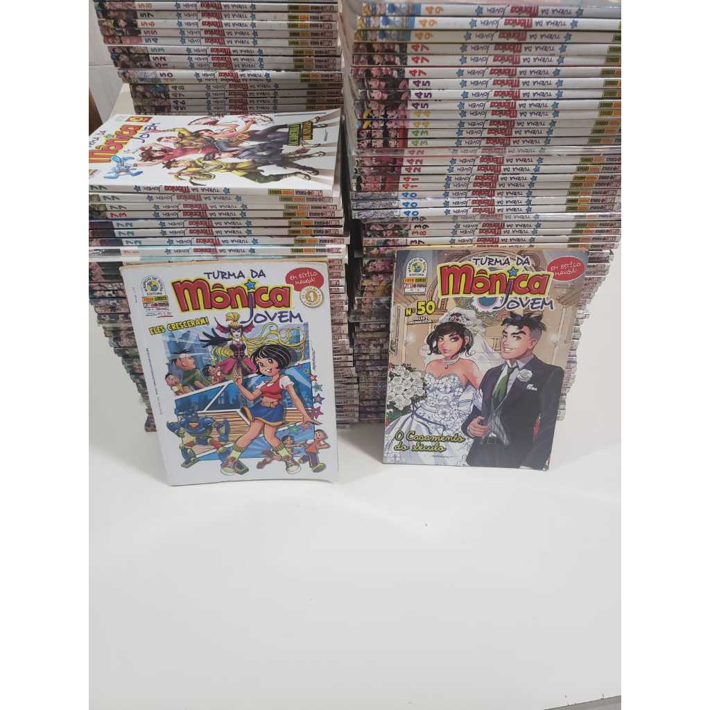 Gibis turma da Mônica jovem , 1⁰ Série, Números 1 ao 100