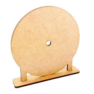 Kit 25 mini painel redondo 15 cm mdf cru base relogio com furo artesanato caixinha cenario em Oferta na Shopee