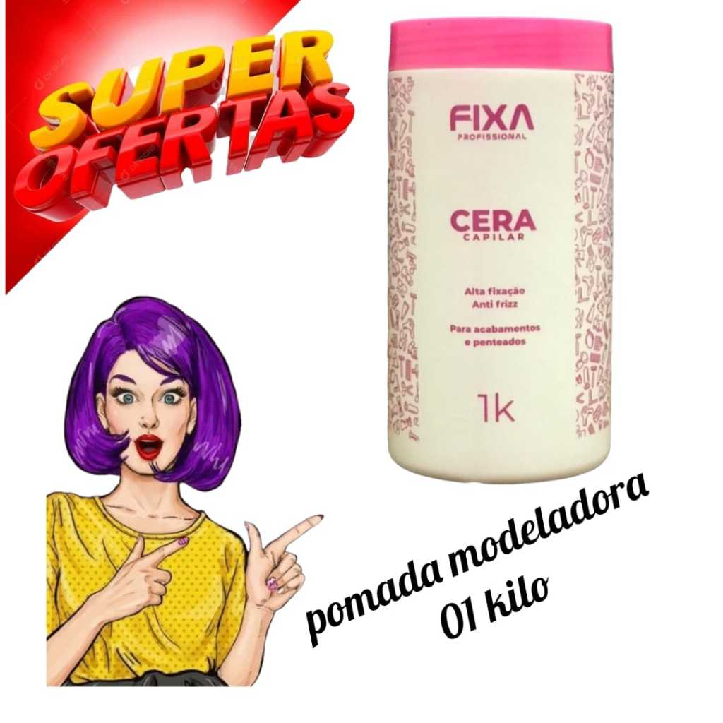 pomada cera modeladora cabelo jumbo fibras trancista trança baby hair acabamento oferta