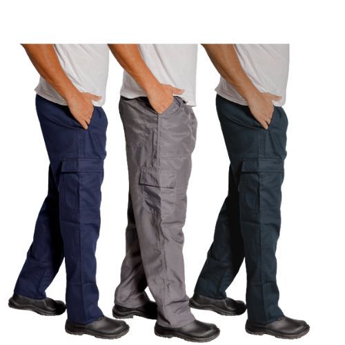 Calça Cargo de Uniforme Brim  Obras Mecânico Pedreiro Trabalho Pesado 37