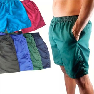 Kit 6 Shorts Tactel Masculino Academia Fitness Bermuda Várias Cores