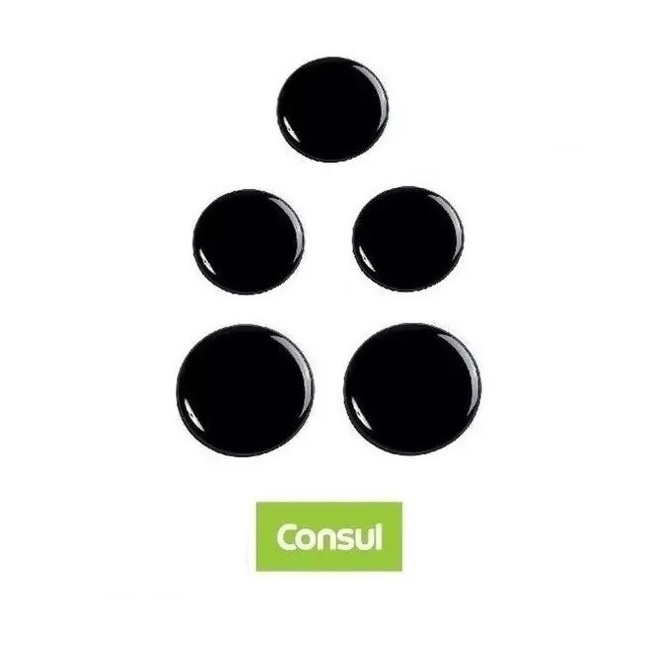 Kit Espalhador Para Fogão Consul Facilite - 5 Bocas 3p 2g