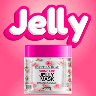 jelly mask Máscara Para Corpo e Rosto com Colágeno Pós Depilação
