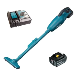 Aspirador Pó Makita 18v Dcl180 + Bateria 5ah + Carregador Rápido Bivolt