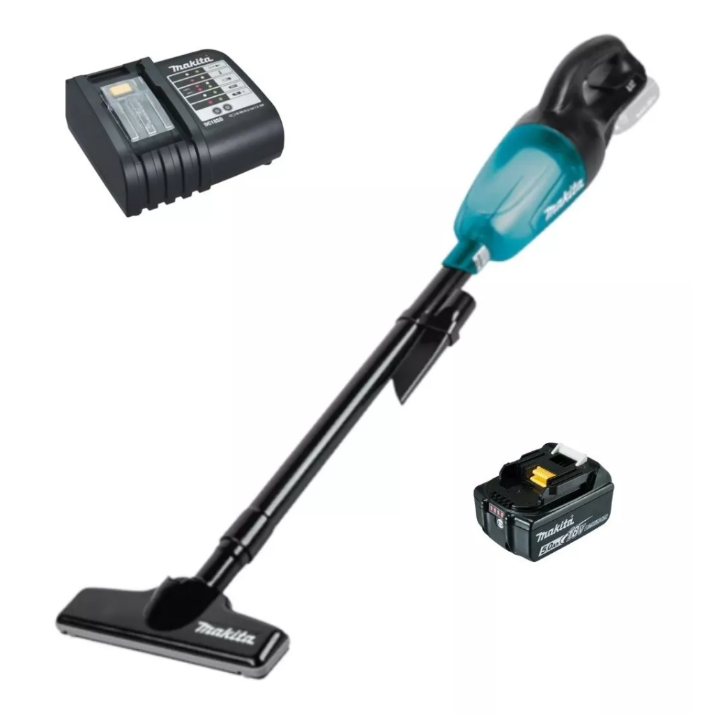 Aspirador Pó A Bateria 18v Makita Dcl180zb Com Bateria 5ah E Carregador Bivolt em Oferta na Shopee