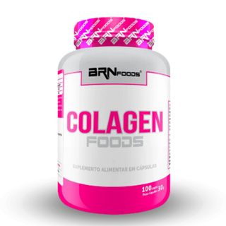 Colágeno Colagen Foods 100 cápsulas - BRN Foods em Oferta na Shopee