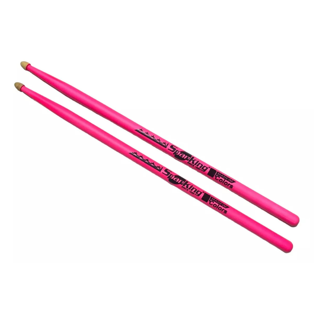 Baqueta Spanking Colors Fluorescente Ponta Madeira 5B