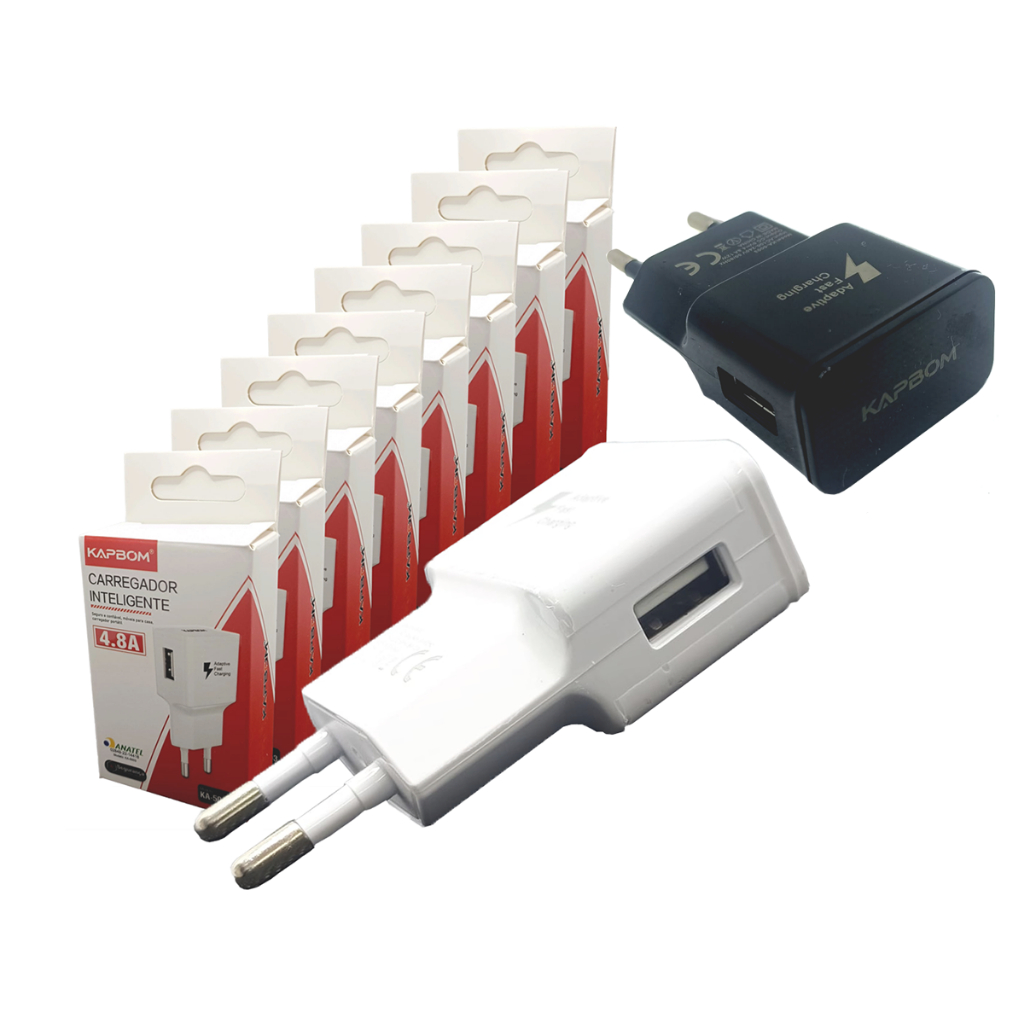 FONTE CELULAR CARREGADOR RÁPIDO USB KAPBOM KA-5003