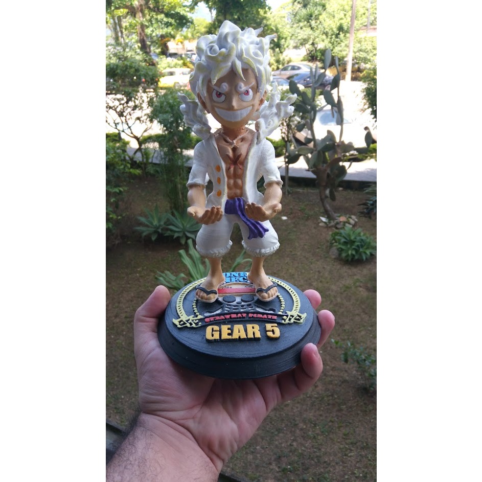 Suporte Controle Luffy Gear 5 - universal / PS4 - PS5 / Xbox - 20cm de altura