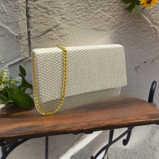 Bolsa Feminina Clutch Palha Moda Verão